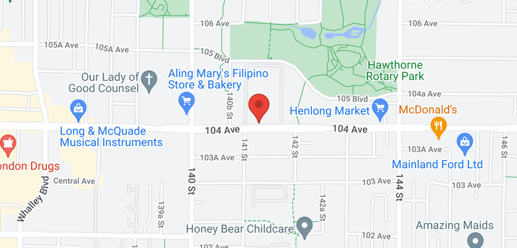 map of 76 14129 104 AVENUE